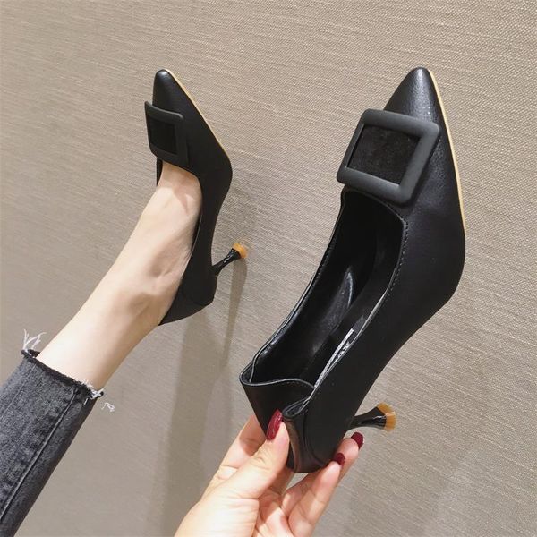 high heels spring autumn new wild black career work shoes pointed stiletto single shoes simple fashion women banquet pumps
high heels spring autumn new wild black career work shoes pointed stiletto single shoes simple fashion women banquet pumps