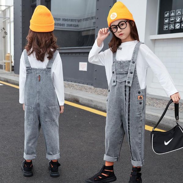 jumpsuits spring kids overalls and white t-shirts two piece set cotton loose jeans korean baby clothes autumn clothing 4-14t, Blue
jumpsuits spring kids overalls and white t-shirts two piece set cotton loose jeans korean baby clothes autumn clothing 4-14t, Blue