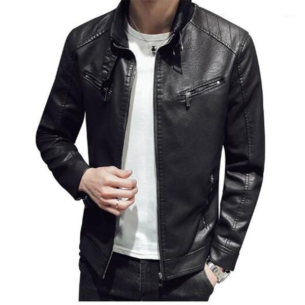 xiu luo 4xl simulation leather jacket new nightclub street fashion casual solid color slim men's jacket 2019 new spring1, Black
xiu luo 4xl simulation leather jacket new nightclub street fashion casual solid color slim men's jacket 2019 new spring1, Black