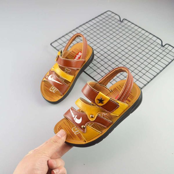 2020 summer new sandals polyurethane soled boys' beach korean children's sho, Black;red
2020 summer new sandals polyurethane soled boys' beach korean children's sho, Black;red