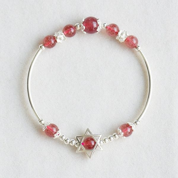 natural crystal s925 silver hand braceletstrawberry braceletmade six star women's gift natural crystal bracelet s925 silver hand bracel, Golden;silver
natural crystal s925 silver hand braceletstrawberry braceletmade six star women's gift natural crystal bracelet s925 silver hand bracel, Golden;silver