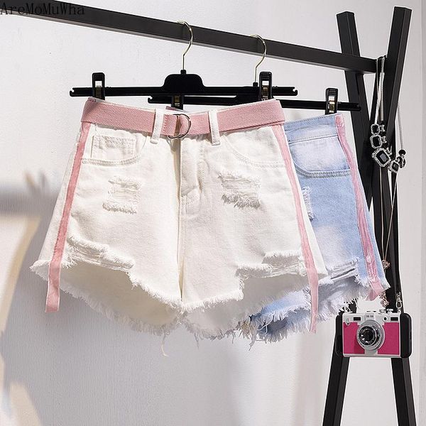 aremomuwha denim shorts female 2020 summer new korean version of the hole loose loose thin wide leg pants ripped jeans mh416, Blue
aremomuwha denim shorts female 2020 summer new korean version of the hole loose loose thin wide leg pants ripped jeans mh416, Blue