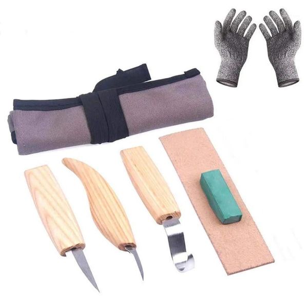 6pcs woodcarving cutter set diy hand chisel wood carving tool chip cutter with cut-proof gloves craft1
6pcs woodcarving cutter set diy hand chisel wood carving tool chip cutter with cut-proof gloves craft1