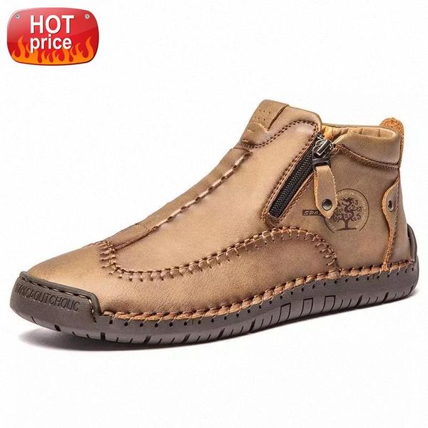 new spring autumn handmade men's boots leather ankle boots outdoor comfortable casual shoes men's shoes size 38-48 #qi9l 
new spring autumn handmade men's boots leather ankle boots outdoor comfortable casual shoes men's shoes size 38-48 #qi9l