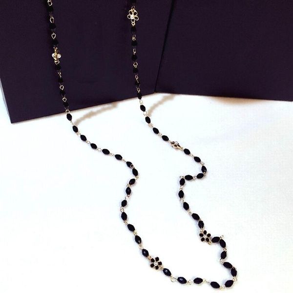 sjbo-15 double layers black crystal beads long necklace women bijoux new fashion jewelry fine gifts for mother, Silver
sjbo-15 double layers black crystal beads long necklace women bijoux new fashion jewelry fine gifts for mother, Silver