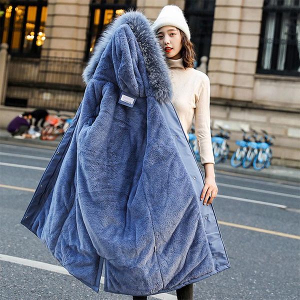 women's down & parkas fashion long cotton liner hooded parka women slim with fur collar thick warm winter jacket coat 2021, Black
women's down & parkas fashion long cotton liner hooded parka women slim with fur collar thick warm winter jacket coat 2021, Black