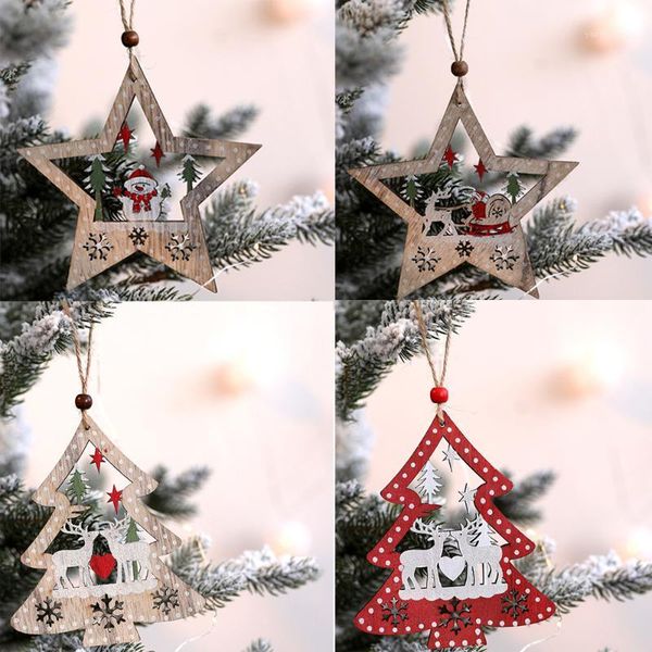 christmas decorations 3pc/lot star type snowman santa claus deer merry tree pendant wooden ornaments for xmas hanging party decorations1
christmas decorations 3pc/lot star type snowman santa claus deer merry tree pendant wooden ornaments for xmas hanging party decorations1
