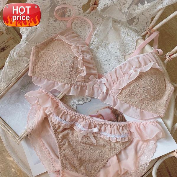 japanese sweet cute two piece lingerie set lace underwear wire bras and panty sets for women sheer bra bralette #mj1a, Black;white
japanese sweet cute two piece lingerie set lace underwear wire bras and panty sets for women sheer bra bralette #mj1a, Black;white