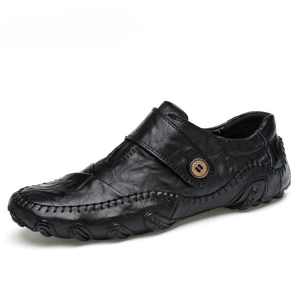 fashion british style men causal shoes loafers genuine leather men shoes outdoor leather zapatos hombre, Black
fashion british style men causal shoes loafers genuine leather men shoes outdoor leather zapatos hombre, Black