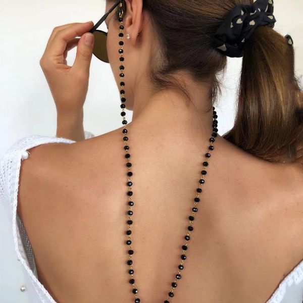 jewelry handmade black beads crystal eyeglasses chain sunglasses chains hanging rope glasses accessories 70cm wholesale
jewelry handmade black beads crystal eyeglasses chain sunglasses chains hanging rope glasses accessories 70cm wholesale