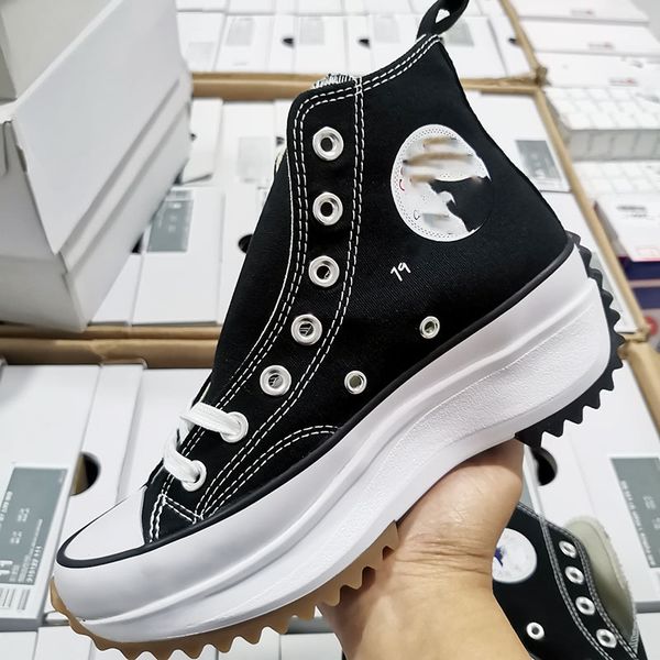 british clothing brand joint j.w.chuck run star hike1970s super sponge cake zigzag bottom fashion high-canvas sneakers, Black
british clothing brand joint j.w.chuck run star hike1970s super sponge cake zigzag bottom fashion high-canvas sneakers, Black