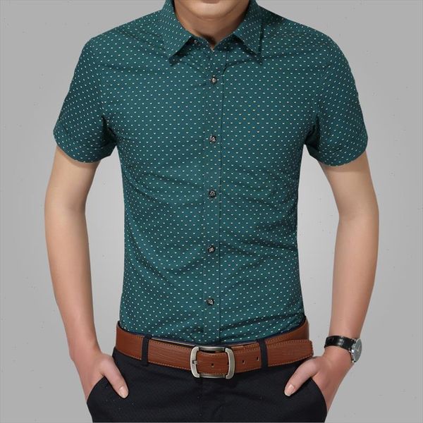 2021 new men shirts brand turn down collar slim fit mens homme casual summer beach dot shirt short sleeve printed 5xl, White;black
2021 new men shirts brand turn down collar slim fit mens homme casual summer beach dot shirt short sleeve printed 5xl, White;black