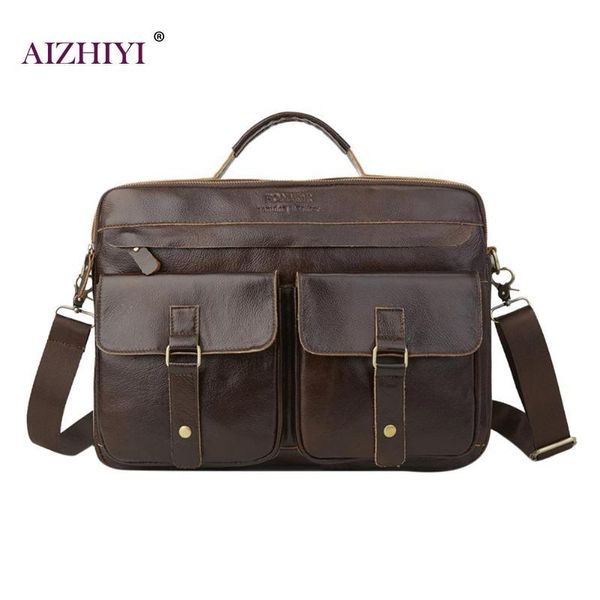 men genuine leather briefcase zip casual messenger shoulder bag male fashion business solid color handbags handle bags
men genuine leather briefcase zip casual messenger shoulder bag male fashion business solid color handbags handle bags