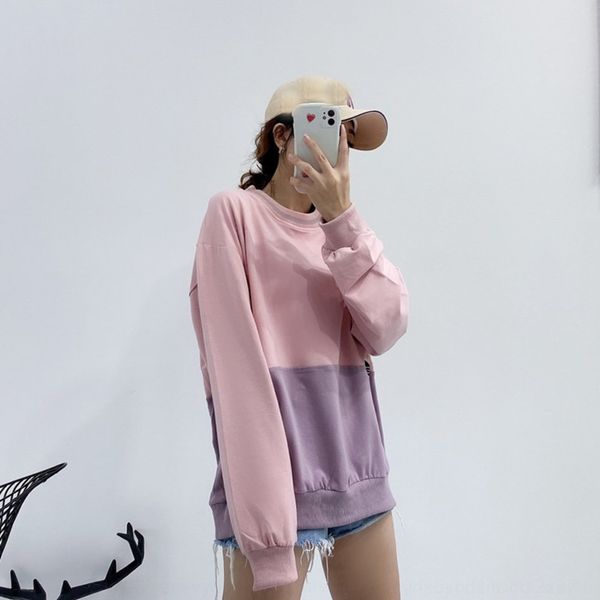 noxr8 073108 loose new women's color matching contrast fall/winter pullover neck pullover round pullover sweater body lower missing int, Black
noxr8 073108 loose new women's color matching contrast fall/winter pullover neck pullover round pullover sweater body lower missing int, Black