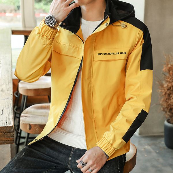 2020 spring and autumn new fashion casual loose jacket men's handsome tooling hooded clothes, Black;brown
2020 spring and autumn new fashion casual loose jacket men's handsome tooling hooded clothes, Black;brown
