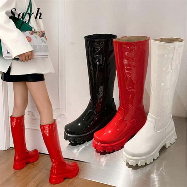boots 2021 women knee patent leather thick sole knight motorcycle round toe winter platform short botas size 34-43, Black
boots 2021 women knee patent leather thick sole knight motorcycle round toe winter platform short botas size 34-43, Black