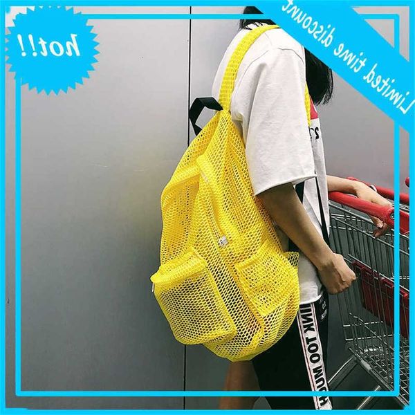 origin 2020 spring and summer new double shoulder large capacity hollow mesh backpack korean fashion pure color bag 
origin 2020 spring and summer new double shoulder large capacity hollow mesh backpack korean fashion pure color bag