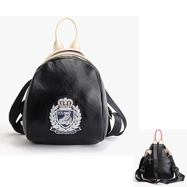 bear badge women backpack genuine leather lady daily bag elegant girls female shoulder backpacks
bear badge women backpack genuine leather lady daily bag elegant girls female shoulder backpacks