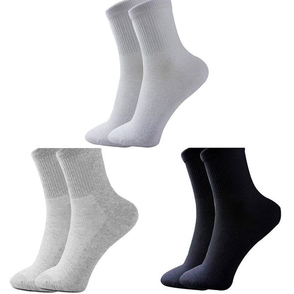 1 pair men's summer mesh soft non-slip cotton blend athletic sport gym casual socks for outdoor cycling basketball running, Black
1 pair men's summer mesh soft non-slip cotton blend athletic sport gym casual socks for outdoor cycling basketball running, Black