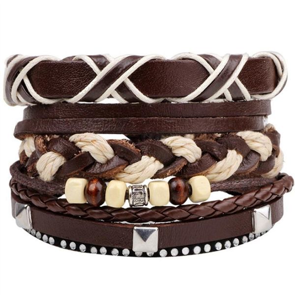 fish hook brown multilayer beaded women vintage ethnic casual handmade woven leather bracelets men jewelry wholesale acc qylmga, Golden;silver
fish hook brown multilayer beaded women vintage ethnic casual handmade woven leather bracelets men jewelry wholesale acc qylmga, Golden;silver