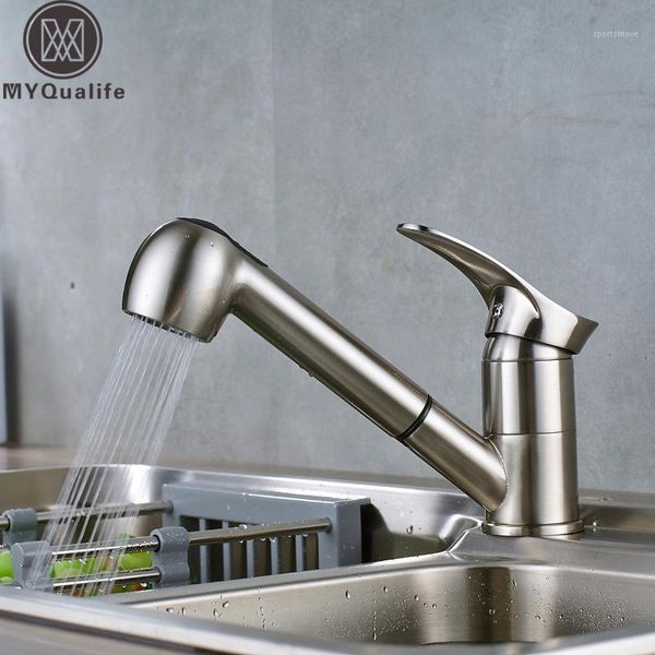 kitchen faucets pull out sink faucet single lever mixer tap brushed nickel sprayer steam spout cold water for1
kitchen faucets pull out sink faucet single lever mixer tap brushed nickel sprayer steam spout cold water for1