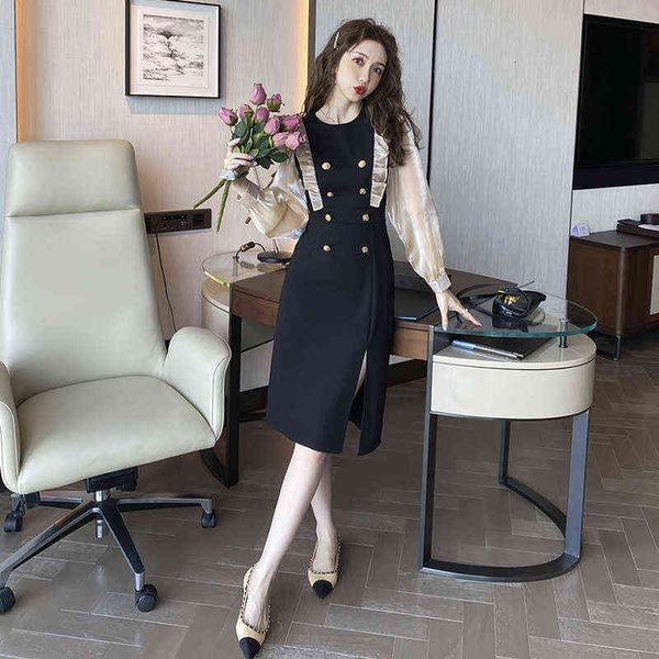 luxury dress autumn and winter style temperament french round neck celebrity thin medium long split dresses zipper wrap, Black;gray
luxury dress autumn and winter style temperament french round neck celebrity thin medium long split dresses zipper wrap, Black;gray
