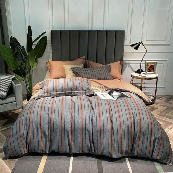 bedding sets svetanya grey brown stripes brushed sanding cotton set printed thick linens fitted sheet pillowcase duvet cover1
bedding sets svetanya grey brown stripes brushed sanding cotton set printed thick linens fitted sheet pillowcase duvet cover1