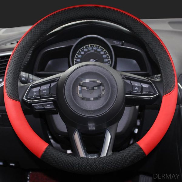 dermay pu кожаный руль спортивный автомобиль обложка колесо для cx-3 cx-4 cx-5 cx-7 cx-9 anti-slip funda volante автоаксессуары
dermay pu кожаный руль спортивный автомобиль обложка колесо для cx-3 cx-4 cx-5 cx-7 cx-9 anti-slip funda volante автоаксессуары