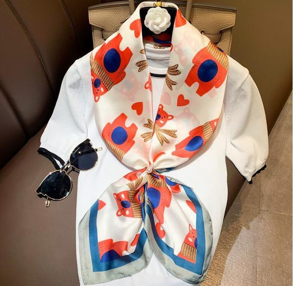 scarves yy52 2021 spring and autumn 90 square scarf female simulation silk printing dual-purpose shawl decorative, Blue;gray
scarves yy52 2021 spring and autumn 90 square scarf female simulation silk printing dual-purpose shawl decorative, Blue;gray