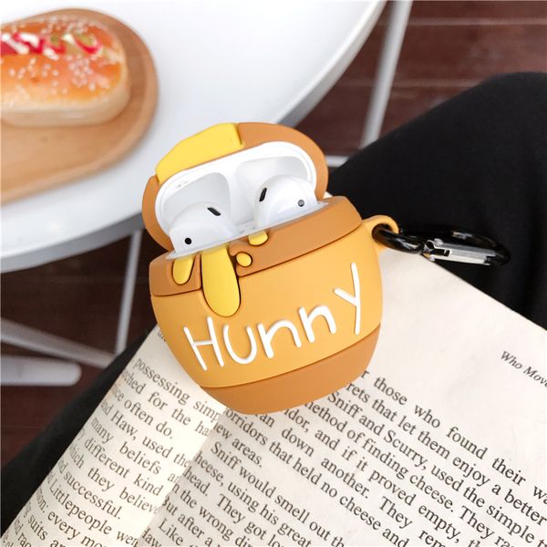 airpods1/2 case wireless bluetooth headset fashion protective cover suitable for airpods pro case cute silicone anti-drop cartoon honey pot
airpods1/2 case wireless bluetooth headset fashion protective cover suitable for airpods pro case cute silicone anti-drop cartoon honey pot
