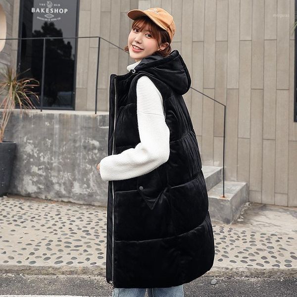 2020 long woman cotton elegant fashion slim autumn winter thicken warm sleeveless hooded jacket vest coat waistcoat outwear1, Black;white
2020 long woman cotton elegant fashion slim autumn winter thicken warm sleeveless hooded jacket vest coat waistcoat outwear1, Black;white