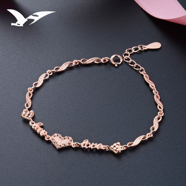new hand gold bracelet jewelry s925 sterling silver rose gold bracelet love jewelry gift for valentine's day go6p6, Golden;silver
new hand gold bracelet jewelry s925 sterling silver rose gold bracelet love jewelry gift for valentine's day go6p6, Golden;silver