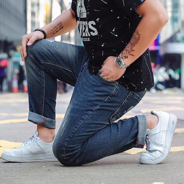 2018 men jeans new casual jeans slim straight high elasticity feet long trousers sell large big size 44 46 48 6xl 7xl1, Blue
2018 men jeans new casual jeans slim straight high elasticity feet long trousers sell large big size 44 46 48 6xl 7xl1, Blue