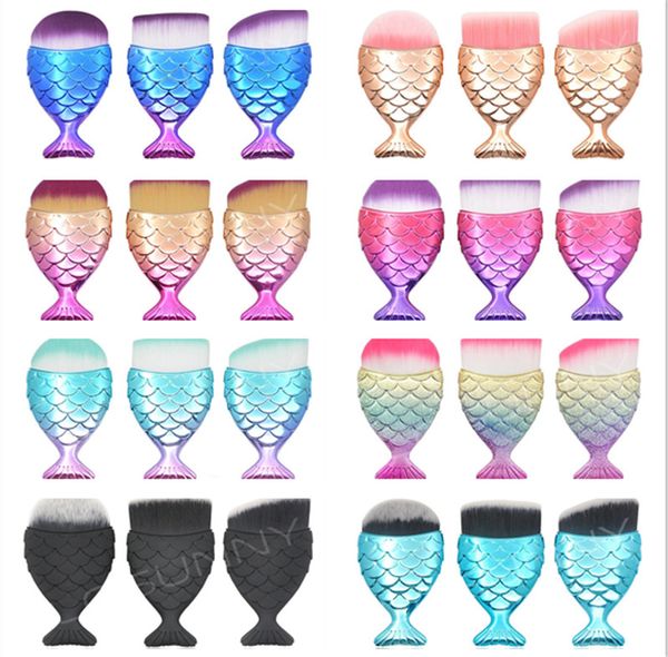3pcs/set cosmetic professional tail mermaid holder shape makeup brush foundation cosmetic fish tools kit powder face
3pcs/set cosmetic professional tail mermaid holder shape makeup brush foundation cosmetic fish tools kit powder face