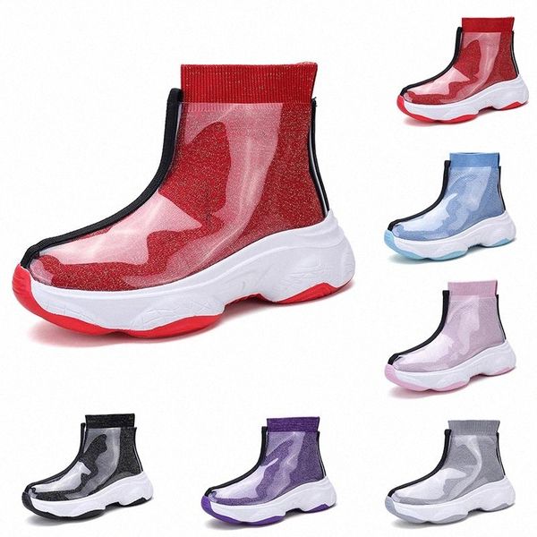 knit & pvc transparent sock boots women increased fashion women's shoes 6 colors casual shoes ladies chunky sneakers for women #2f3j, Black
knit & pvc transparent sock boots women increased fashion women's shoes 6 colors casual shoes ladies chunky sneakers for women #2f3j, Black