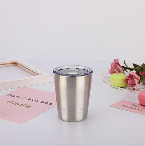 8oz wine glasses 7colors stainless steel tumbler cups travel vehicle beer mug non-vacuum mugs with straws & lids
8oz wine glasses 7colors stainless steel tumbler cups travel vehicle beer mug non-vacuum mugs with straws & lids