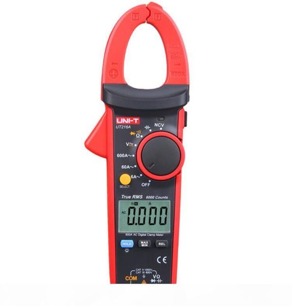 uni-t ut216a ut216b ut216c 600a true rms digital clamp meters; digital ammeter, resistor capacitor frequency ncv test
uni-t ut216a ut216b ut216c 600a true rms digital clamp meters; digital ammeter, resistor capacitor frequency ncv test