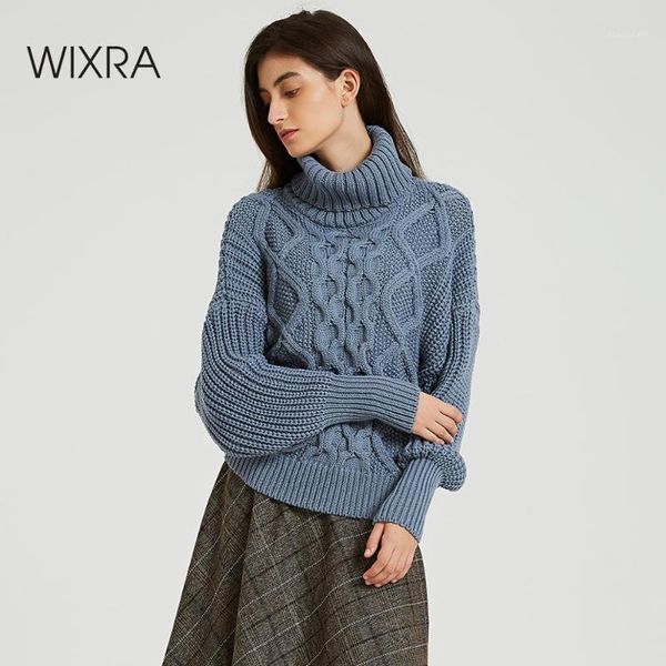 wixra womens sweaters 2020 autumn winter turtleneck sweater women thick warm pullover jumpers knitted sweater1, White;black
wixra womens sweaters 2020 autumn winter turtleneck sweater women thick warm pullover jumpers knitted sweater1, White;black