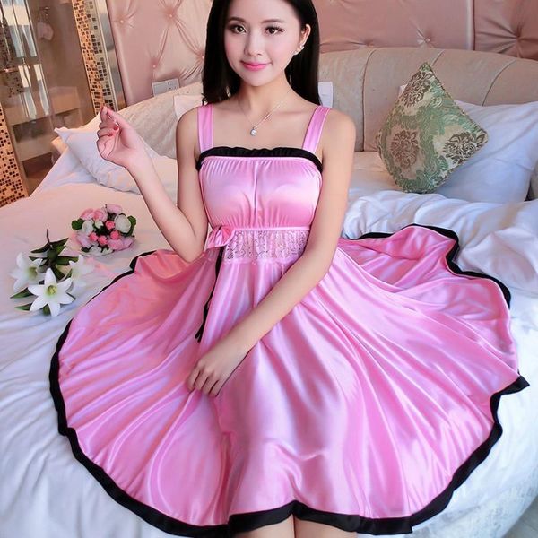 women's sleepwear ladies silk satin night dress sleeveless nighties v-neck nightgown plus size nightdress lace nightwear for women, Black;red
women's sleepwear ladies silk satin night dress sleeveless nighties v-neck nightgown plus size nightdress lace nightwear for women, Black;red