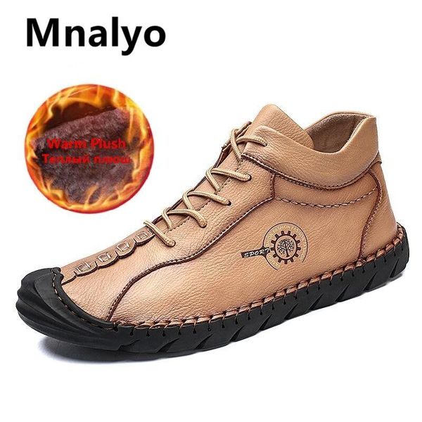 new winter men's boots comfortable men ankle boots thick plush warm snow leather autumn outdoor man motorcycle 38-48, Black
new winter men's boots comfortable men ankle boots thick plush warm snow leather autumn outdoor man motorcycle 38-48, Black