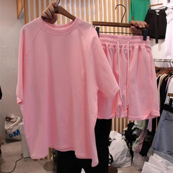 korean oversize women 2-piece suit o neck flanging shorts elastic female streetwear raglan sleeves summer ladies casual sets1, White
korean oversize women 2-piece suit o neck flanging shorts elastic female streetwear raglan sleeves summer ladies casual sets1, White
