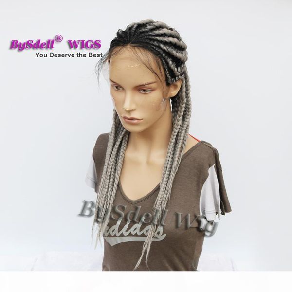 watermelon hairstyle fat braids wig synthetic grey color hair braided lace front wigs with baby hair for black white woman
watermelon hairstyle fat braids wig synthetic grey color hair braided lace front wigs with baby hair for black white woman
