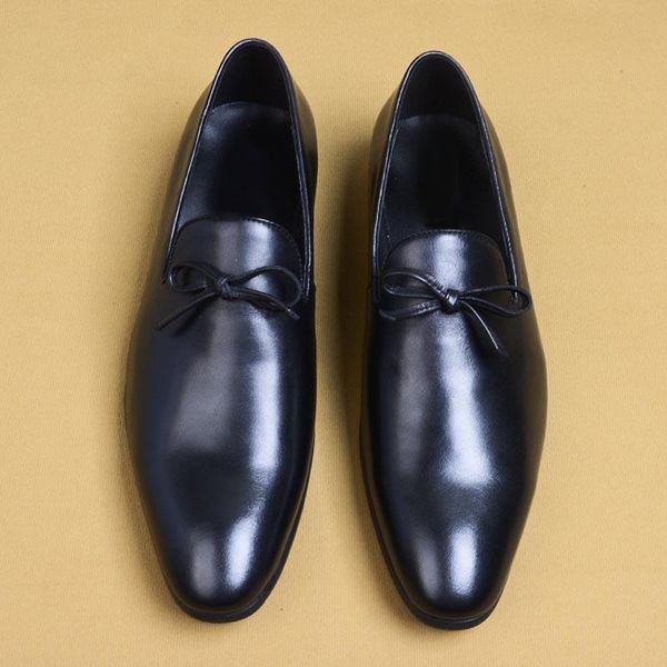 genuine leather point toe casual soft dress shoes breathable drive shoes men's loafer a126, Black
genuine leather point toe casual soft dress shoes breathable drive shoes men's loafer a126, Black