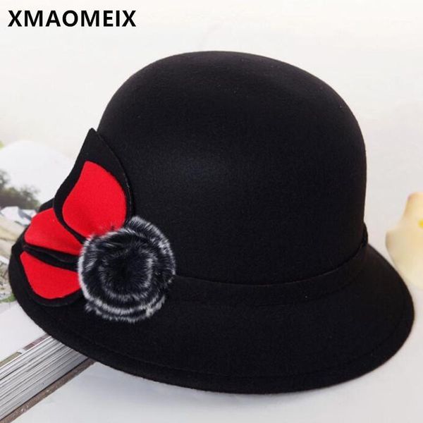 xmaomeix 2021 new winter women's fedoras hat fashion retro all-match female hats elegant ladies decorative trend vintage hat1, Blue;gray
xmaomeix 2021 new winter women's fedoras hat fashion retro all-match female hats elegant ladies decorative trend vintage hat1, Blue;gray