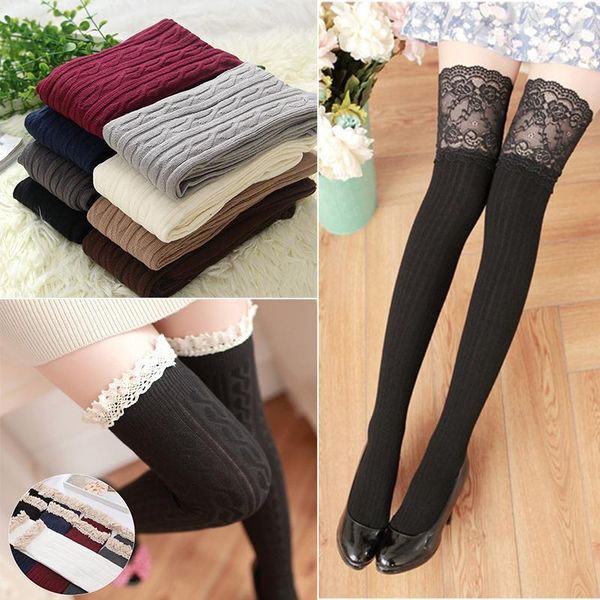 nylon women over knee stockings lace solid stripes black white bray thigh high stockings tights fashion medias1
nylon women over knee stockings lace solid stripes black white bray thigh high stockings tights fashion medias1