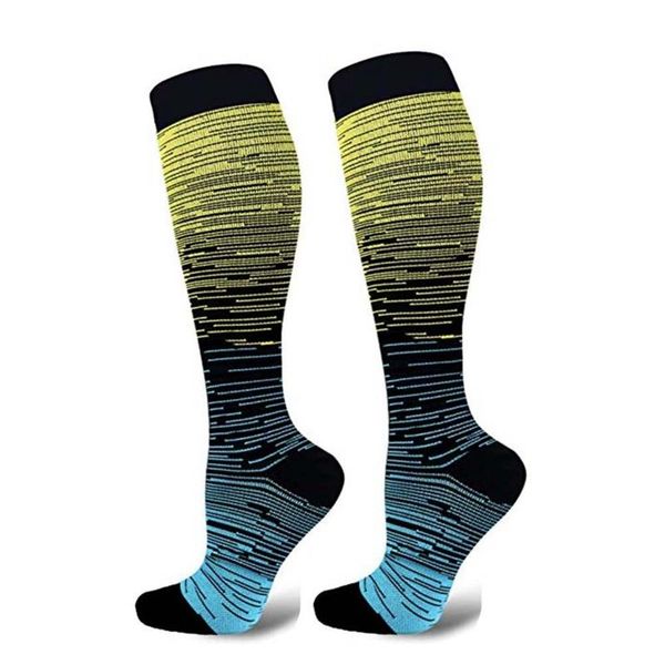 sports socks compression sock knee high/long gradient printed polyester nylon hosiery accessories for women men, Black
sports socks compression sock knee high/long gradient printed polyester nylon hosiery accessories for women men, Black
