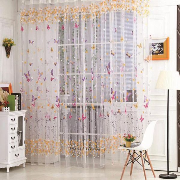 beautiful butterfly print sheer curtain panel window balcony tulle room divider home
beautiful butterfly print sheer curtain panel window balcony tulle room divider home