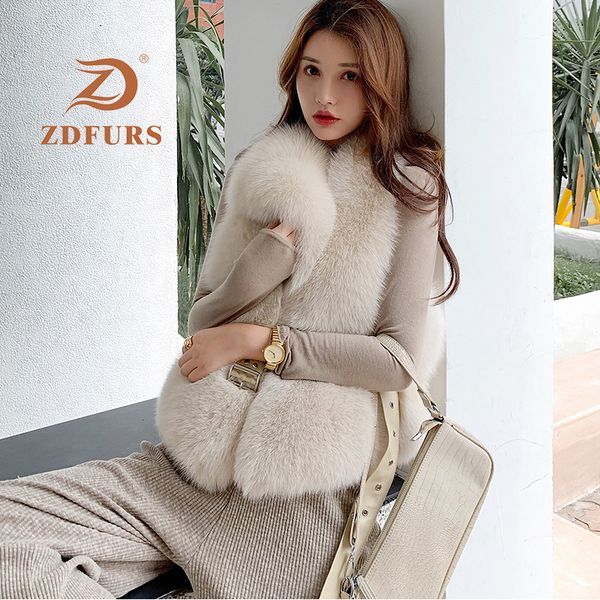 zdfurs*new arrival natural fur waistcoat plus size contrast color fashion irregular full pelt fox fur vest womanx1019, Black
zdfurs*new arrival natural fur waistcoat plus size contrast color fashion irregular full pelt fox fur vest womanx1019, Black