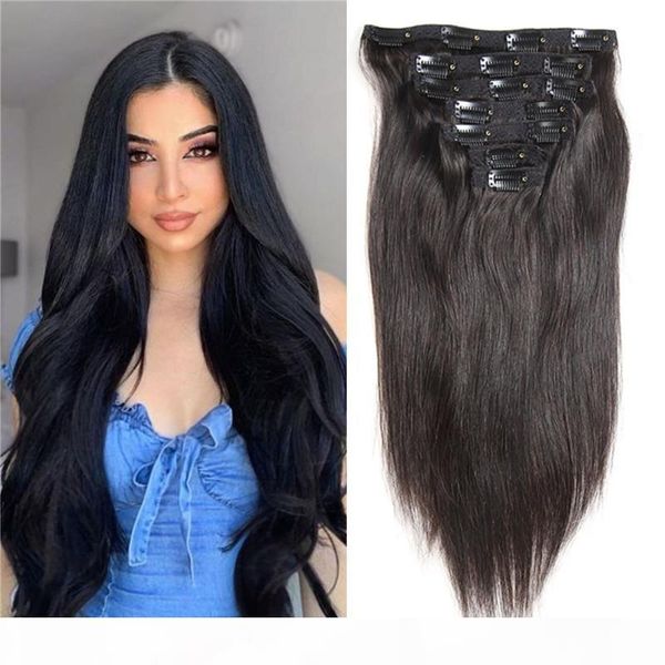 slik straight clip in hair extensions natural black color virgin brazilian human hair skin weft clip on hair extensions 8pcs 120g, Black;brown
slik straight clip in hair extensions natural black color virgin brazilian human hair skin weft clip on hair extensions 8pcs 120g, Black;brown