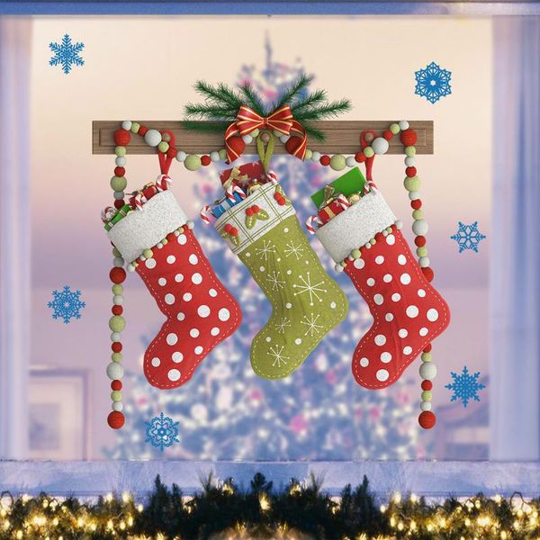 1 x window sticker christmas hang socks wall window stickers decals xmas home shop decor kerstmis
1 x window sticker christmas hang socks wall window stickers decals xmas home shop decor kerstmis